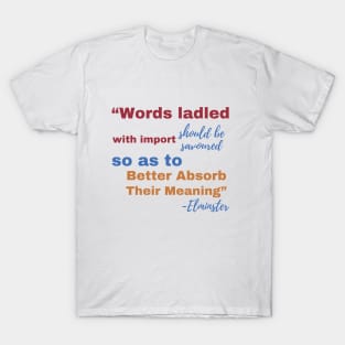 BG3 Elminster Quote T-Shirt